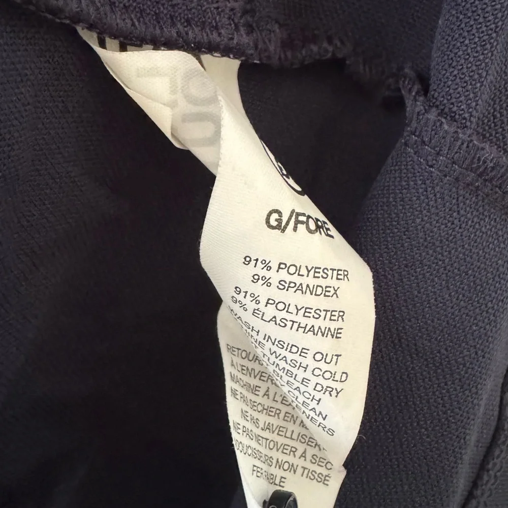 G/FORE Navy Mini Dress with Multicolor Stripes 423 - Picture 7 of 8